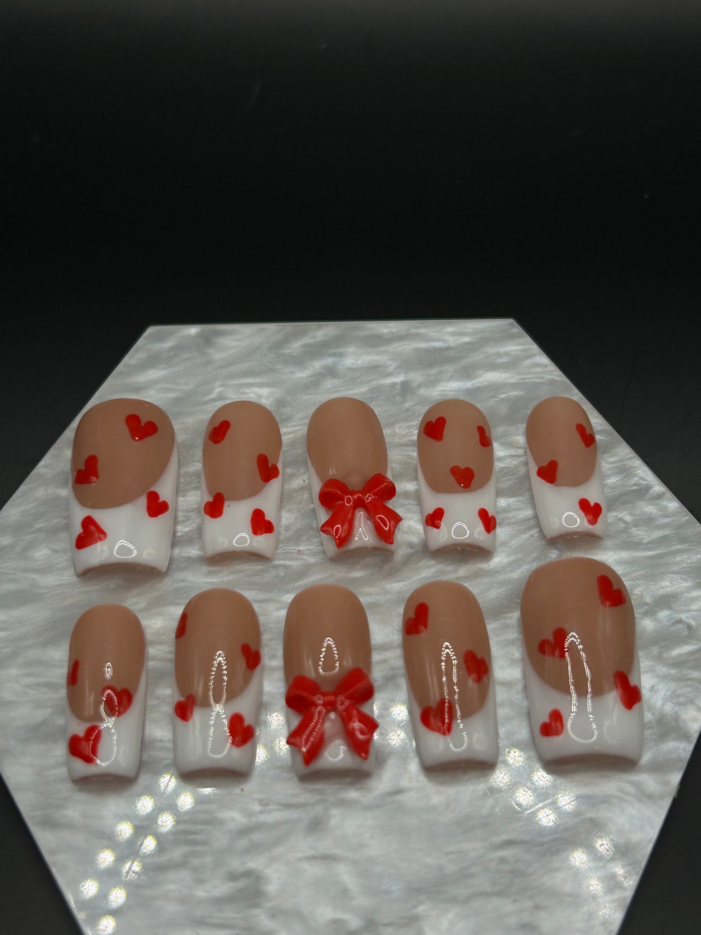 White love with a bow on top