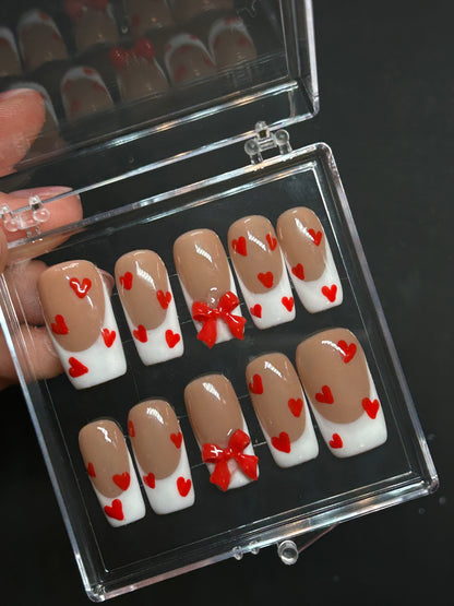 White love with a bow on top